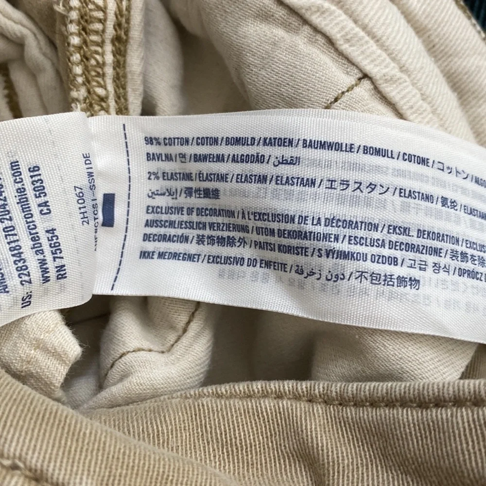 Abercrombie & Fitch kids shorts tan Sz 11/12 VGUC